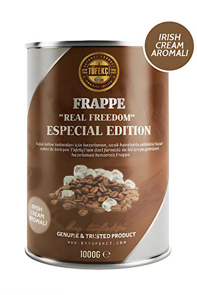 By Tüfekçi Irish Cream (İRLANDA KREMASI) Frappe Kahve Içerikli Içecek Tozu 10...
