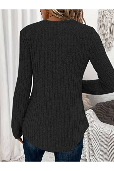 buğrahayalin Women's Long Sleeve V-Neck Button up Hoodie Camisole Blouse