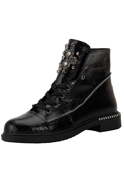GULT Kadın Bot,taşlı Şık Exclusive Siyah Bot. Günlük Bot Stone