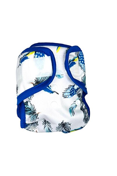 Natural Bebe Store Yıkanabilir Bebek Bezi Yenidoğan Cover Dış Bez Kuş Tüyü Desen