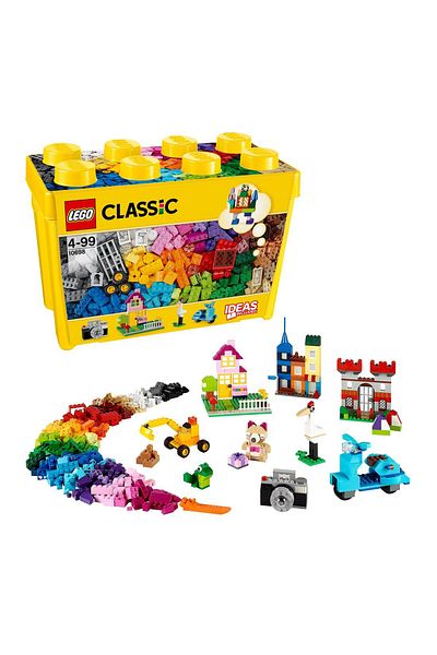 LEGO Classic Large Creative Brick Box - 10698 Building Kit, 790-Piece Set for Kids 4 Years+