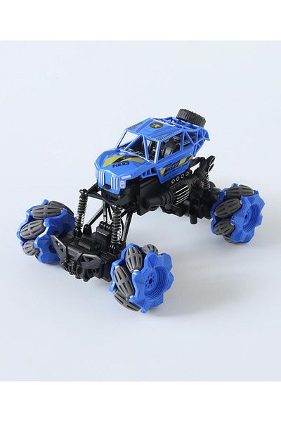 Fab N Funky سيارة X-Drift Lateral Stunt RC باللون الأزرق - تصميم متين مناسب للأطفال من سن 6 سنوات فما فوق، مقاس 21.5×16×13.5 سم