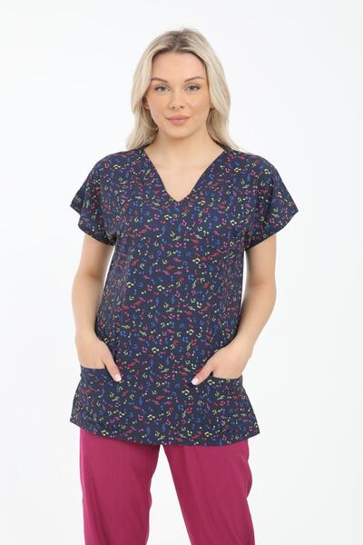 Arme medikal Scrubs chirurgical cu model Lycra de culoare închisă - Doctor, A...