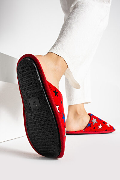 RedPlay Women's House Slippers Star Pattern Winter Slippers