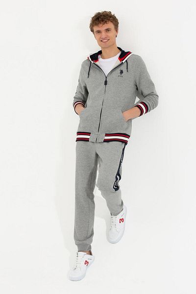 U.S. Polo Assn. Gray Men's Cardigan