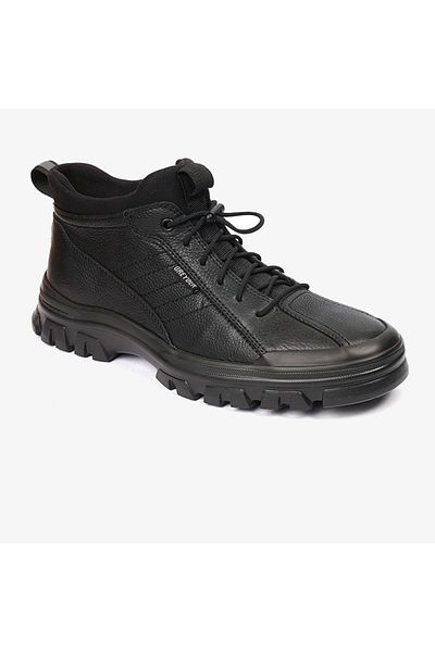 Greyder 18020 Men's Black Genuine Leather Outdoor Boots