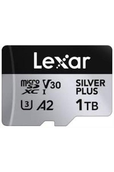 Lexar 1Tb Silver Plus 205Mb 4K V30 Uhsi Micro Sd Memory Card