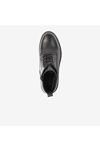 Greyder Kadın Siyah Hakiki Deri Military Bot 4K2UB33903