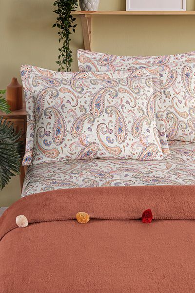 Evim Set Pătură Bumbac Tigla Zestre Dublu - 200x220 Cm