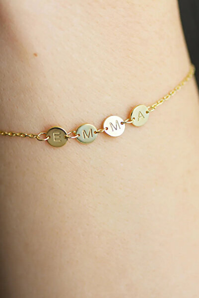 Glorria Kişiye Özel İsimli Plaka Gümüş Bileklik