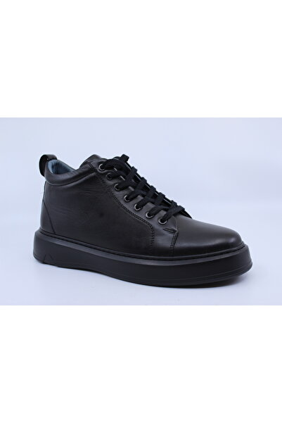 Papuccu 1141 Black Men's Leather Boots 42