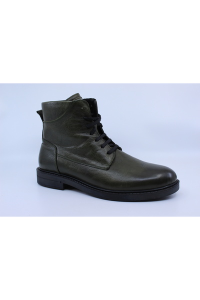 Papuccu 1087 Green Men's Leather Boots 41