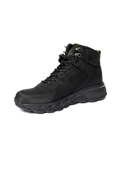 Greyder 16342 Men's Black Genuine Leather Waterproof Boots