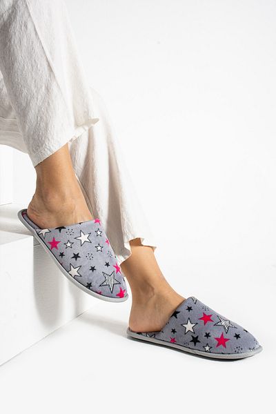RedPlay Women's House Slippers Star Pattern Winter Slippers