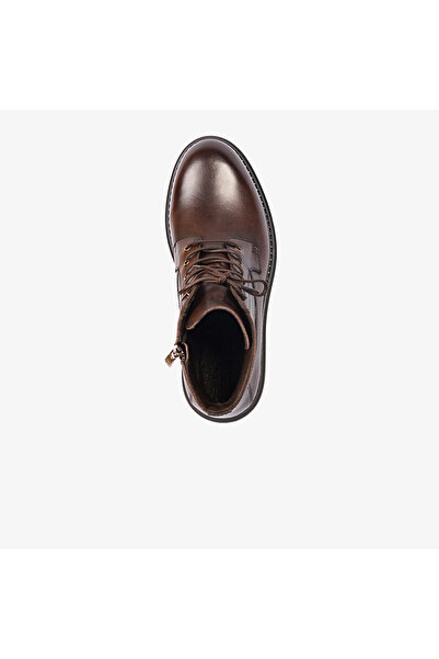 Greyder 17791 Erkek Kahverengi Hakiki Deri Günlük Bot