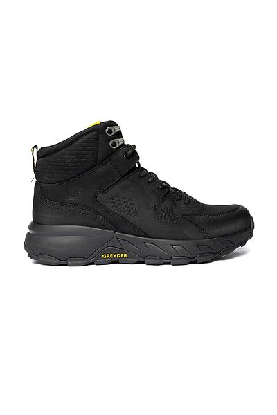 Greyder 16342 Men's Black Genuine Leather Waterproof Boots