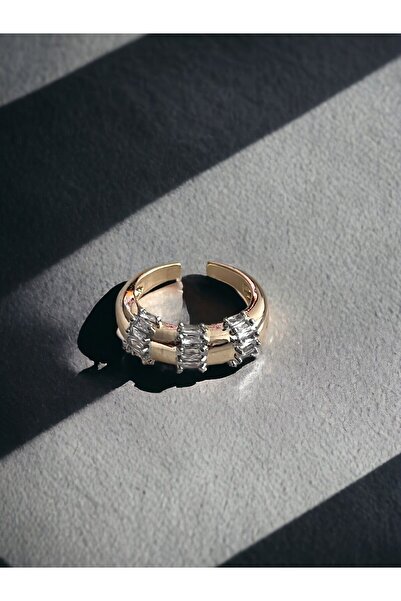 NAİFTAKIAKSESUAR خاتم نسائي من الفولاذ قابل للتعديل موديل العلامة التجارية