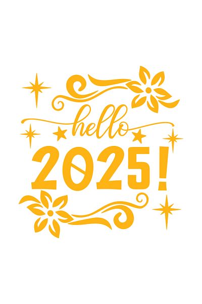 MIGNATIS Λουλούδια Αστέρια Hello 2025 Χριστουγεννιάτικα Διακοσμητικά Πρωτοχρονιάτικα Γυάλινα Αυτοκόλλητα Βιτρίνας