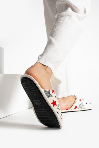 RedPlay Women's House Slippers Star Pattern Winter Slippers