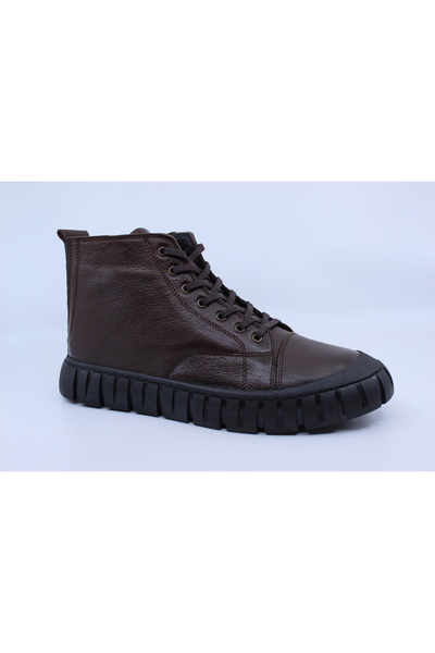 Papuccu 1100 Brown Men's Leather Sports Boots 41