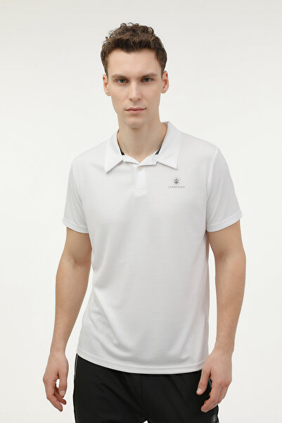 lumberjack M-CT461 SHERMAN T-SH 4FX WHITE Tricou cu mânecă scurtă pentru bărbați