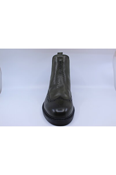 Papuccu 1080 YEŞİL ERKEK DERİ BOT 41