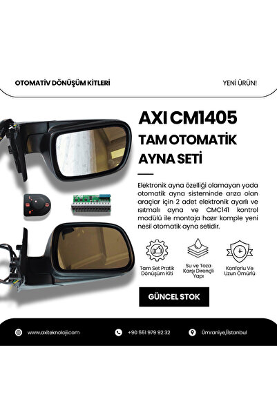AXI CM1405 Tam Otomatik Ayna Seti