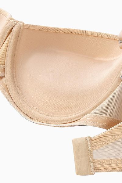 Wonna Σουτιέν Alisa Strapless Mesh - Push Up Padded - Premium Basic - 2227 - Skin