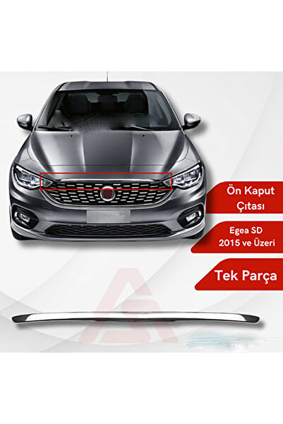 BTM OTOMOTİV Fiat Egea Ön Kaput Çıtası 1 Parça P.Çelik Panjur Üst Çıta