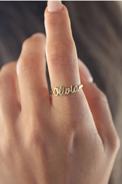Glorria Kişiye Özel Harf Gümüş Yüzük