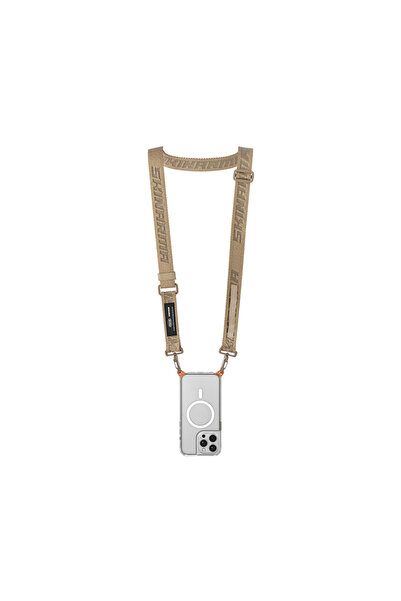 Skinarma Scout XE Serisi Logolu Ayarlanabilir Telefon Boyun Askı Kayışı Haki