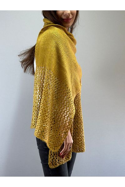 Gönülden Tasarım Knitted Soft Pull Women's Shal Scarf 200X50 cm
