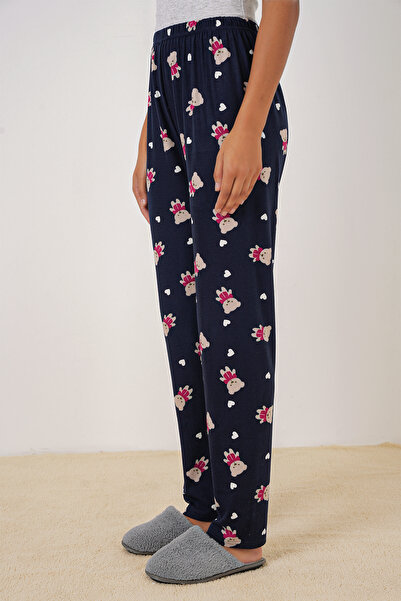 Bigdart 4323 Desenli Pijama Altı - L. Lacivert