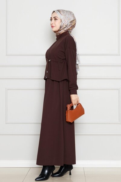 Sevitli Καφέ Σετ - Με Φούστα Σήραγγας Μέσης