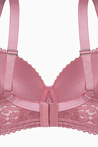 Wonna Σουτιέν Dusty Rose Lace Gathering - Χωρίς Γέμισμα - 2494