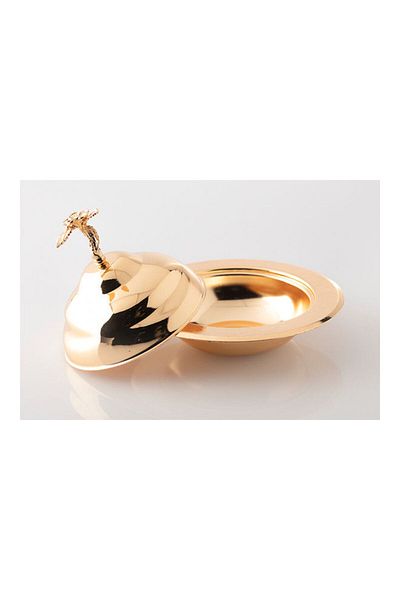 Dania Dates Bowl With Lid Gold 17×17×4cm