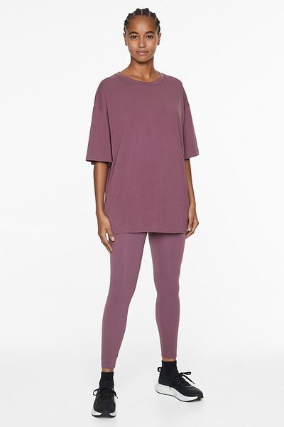 Oysho Short sleeve cotton blend T-shirt