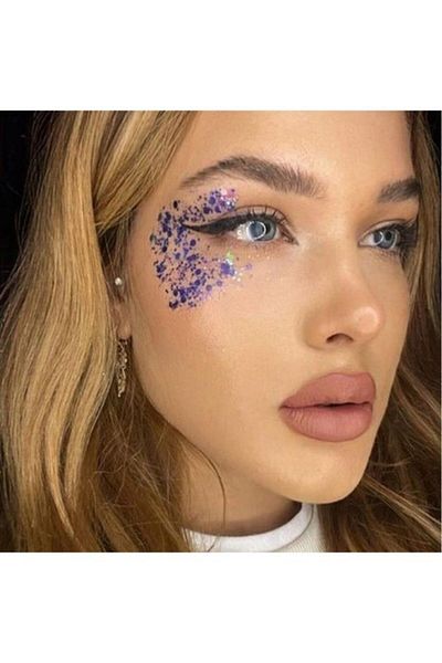 Mina 12 ml Red Face and Body Gel Glitter