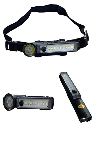 Kenko 5 Modlu Şarjlı Kafa Lambası ve El Feneri 2 in 1