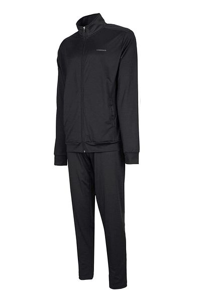 lumberjack Sports Top-Bottom Tracksuit Set (Black/Navy) Softshell Fleece