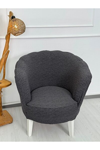 defnehome collection Jakar Kumaş Tekli Midye Antrasit