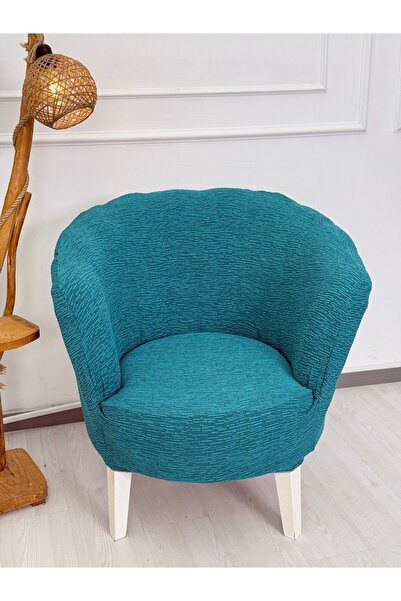 defnehome collection Jakar Kumaş Tekli Midye Turkuaz