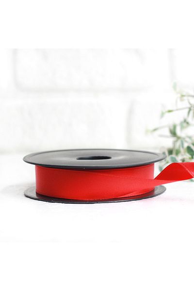 Bimotif Red Satin Ribbon, 25 Mm 10 Meters