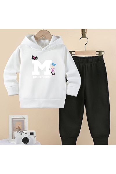 BENROMA Unisex Kids Tracksuit Set - Printed, Oversize Fit