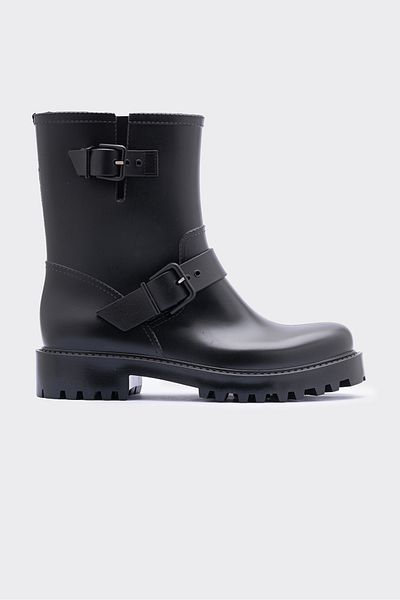 SHOEMARK Winter Black Women's Rain Boots