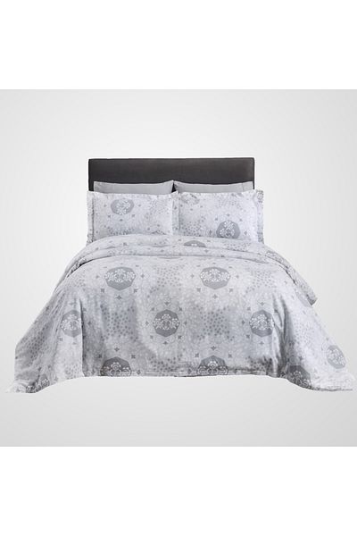 Donetella Printed Bedding Comforter Set, 4 Pcs Single Size Fits 170x230 Cms With 350 GSM Detachable Filler