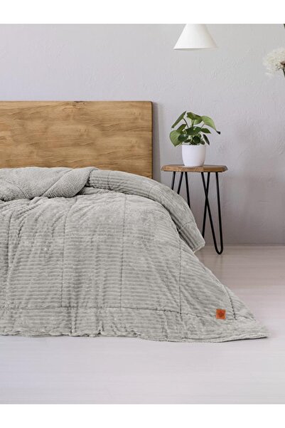 Cotton Box Wave Gri Двоспальне ковдру