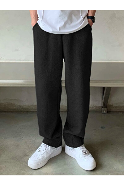 yx yustex sport Ανδρικό Παντελόνι Φόρμας - Μαύρο, Ίσια Γραμμή, ΦΑΡΔΙΑ ΕΦΑΡΜΟΓ...