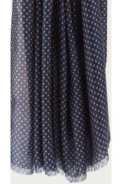 CROATE Wool Silk Printed Scarf