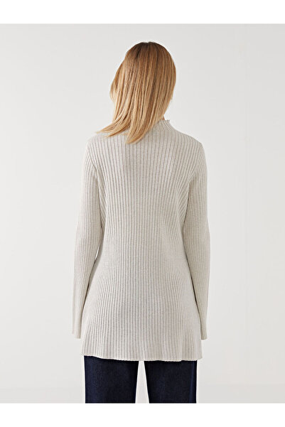 LC Waikiki Half Turtleneck Shiny Looking Women's Knitwear Tunic